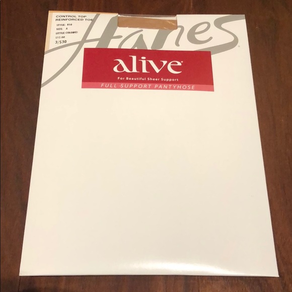 New Hanes Alive pantyhose